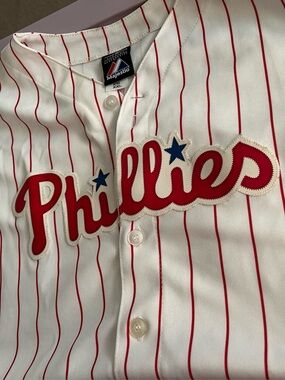 Authentic Majestic Phillies Cliff Lee Jersey